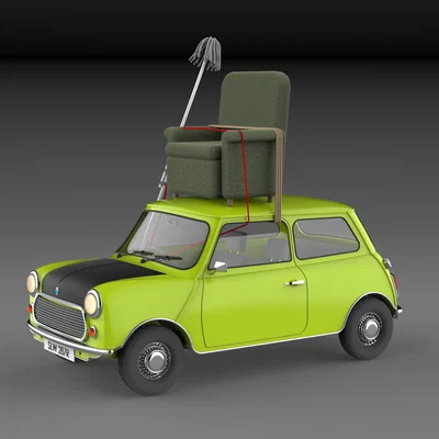 Mr Bean's Leyland Mini – Lái xe bằng ghế bành (Armchair Driving)