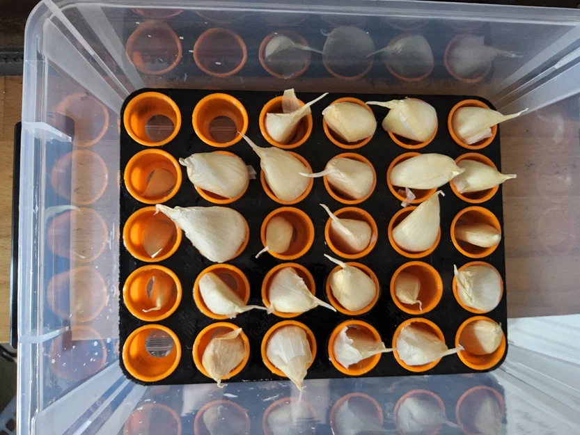 Khay ươm tép tỏi Aquaponic (Aquaponic Garlic Starting Tray) - Image 3
