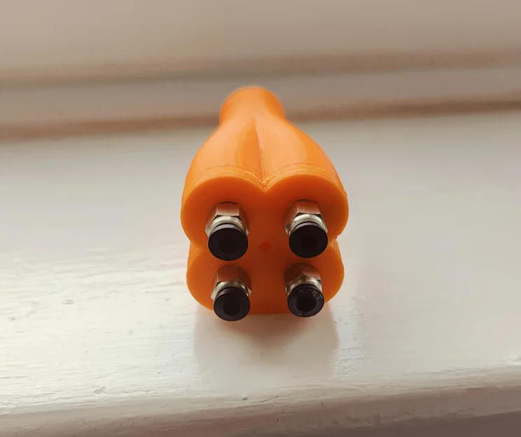 Bộ chia filament 4 vào 1 (4 into 1 filament splitter) - Image 1