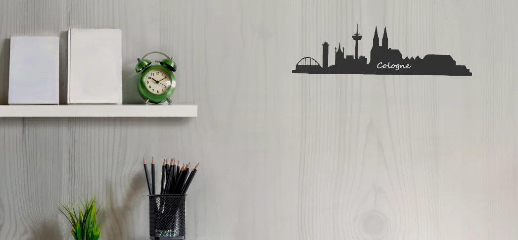 Mô hình trang trí tường đường chân trời Cologne (Cologne skyline) 3D - Image 2