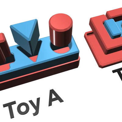 Đồ chơi puzzle cho bé: dễ in, không cần support