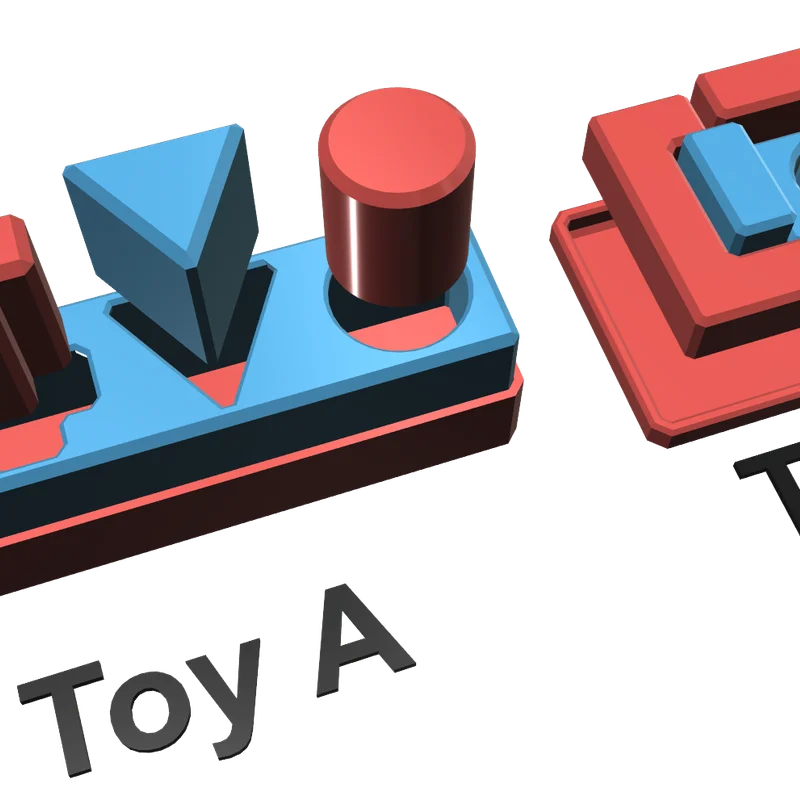 Đồ chơi puzzle cho bé: dễ in, không cần support