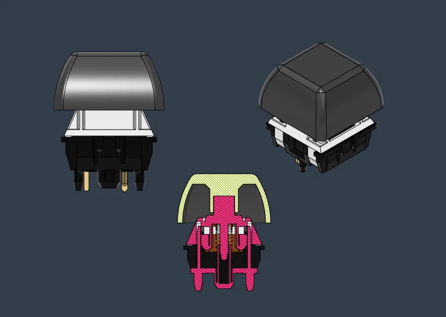 Keycap Cherry MX bo tròn - Tự in 3D cho bàn phím cơ siêu chất - Image 2