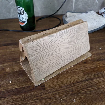 Hộp đựng xúc xắc DND giả gỗ (Wood fill DND Dice Box Tray) in 3D