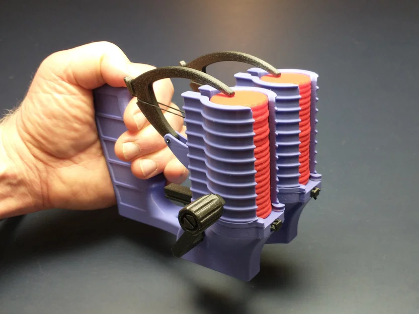 Súng Bắn Đĩa Gatling 2 Nòng (Double-Barrel Gatling Disc Shooter) - Image 1