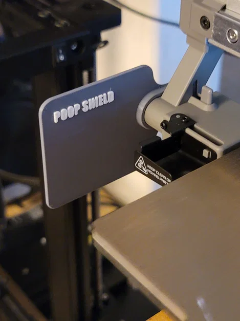 Tấm chắn nhựa thừa (Poop Shield) cho máy in 3D Bambu Lab A1 - Image 1