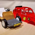 Mô hình xe cổ Citroën 2CV 1973 phiên bản Flower Power in 3D - Thumbnail 4