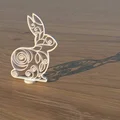 Đồ trang trí Phục Sinh – gia đình thỏ (Velikonoční ozdoba - zaječí rodinka) - Thumbnail 1