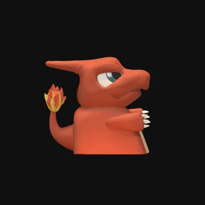 Mẫu in 3D Keycap Charmeleon độc đáo cho bàn phím cơ