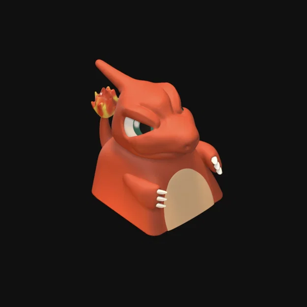 Mẫu in 3D Keycap Charmeleon độc đáo cho bàn phím cơ - Image 3