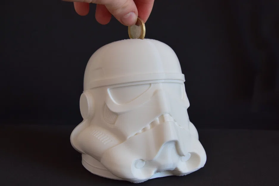Ống heo tiết kiệm hình mũ Storm Trooper in 3D (Star Wars) - Image 2