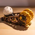 Catapult lò xo xoắn chỉnh lực (Torsion Spring Catapult with Adjustable Force) - Thumbnail 2