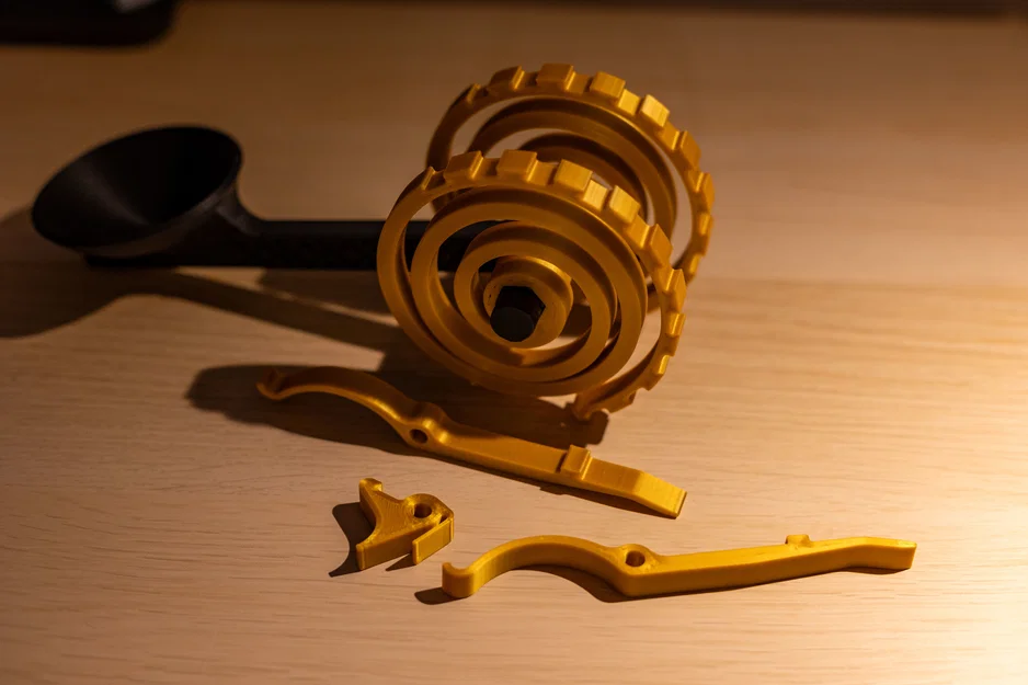 Catapult lò xo xoắn chỉnh lực (Torsion Spring Catapult with Adjustable Force) - Image 7