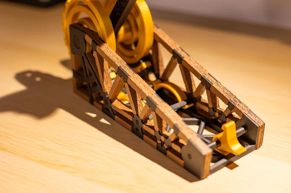 Catapult lò xo xoắn chỉnh lực (Torsion Spring Catapult with Adjustable Force) - Image 12