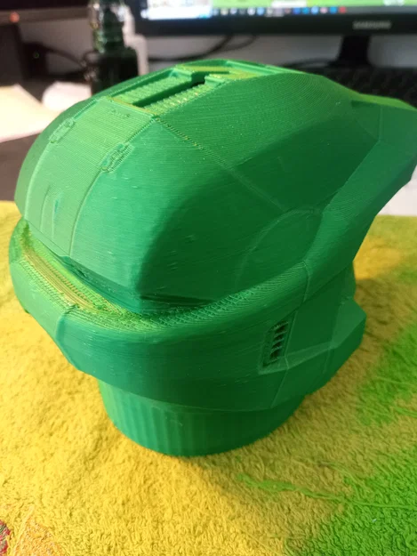 Ống heo tiết kiệm 3D hình mũ bảo hiểm Master Chief (Halo) - Image 3
