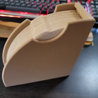 Giá đỡ giấy lọc cà phê Hario V60 size 02 in 3D gọn gàng