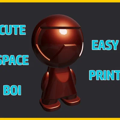 Mô hình 3D phi hành gia mini Cute Mini Space Boi dễ in