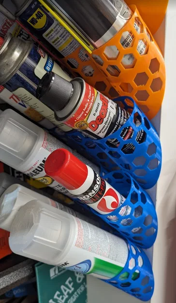 Kệ treo tường cho lon sơn xịt và lon aerosol - Image 1