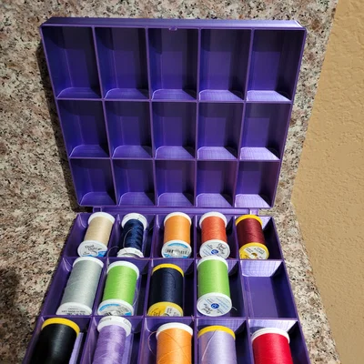 Hộp Organizer đựng ống chỉ may (15 ống)