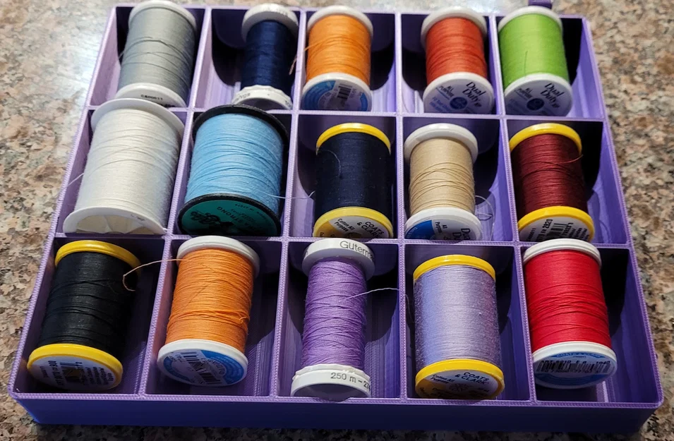 Hộp Organizer đựng ống chỉ may (15 ống) - Image 4