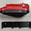 Giá treo pin Craftsman V20 1-4 vị trí (Non-Latching) Holder Mount - Thumbnail 1