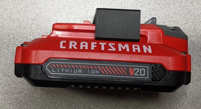 Giá treo pin Craftsman V20 1-4 vị trí (Non-Latching) Holder Mount - Image 3