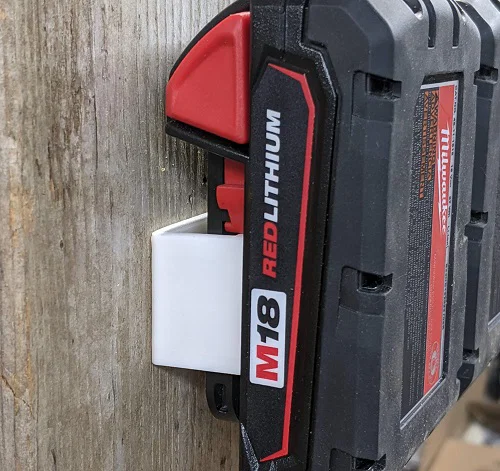 Giá treo giữ pin Milwaukee M18 1-4 vị trí (non-latching) - Holders Mount - Image 1