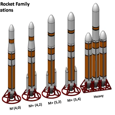 Delta IV Heavy - 1:100 - ULA