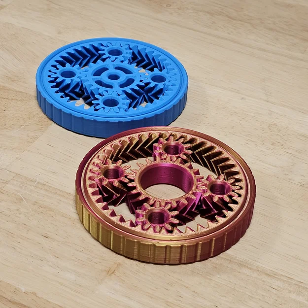 Đồ chơi fidget bánh răng hành tinh (100% Print-In-Place) - Image 1