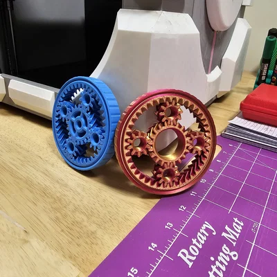 Đồ chơi fidget bánh răng hành tinh (100% Print-In-Place)