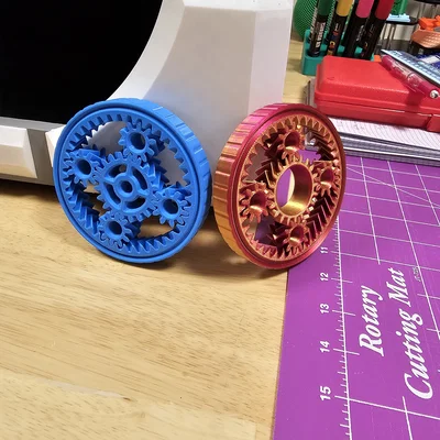 Đồ chơi fidget bánh răng hành tinh (100% Print-In-Place)