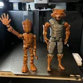 Mô hình Rocket Raccoon khớp nối in 3D sống động - Thumbnail 1