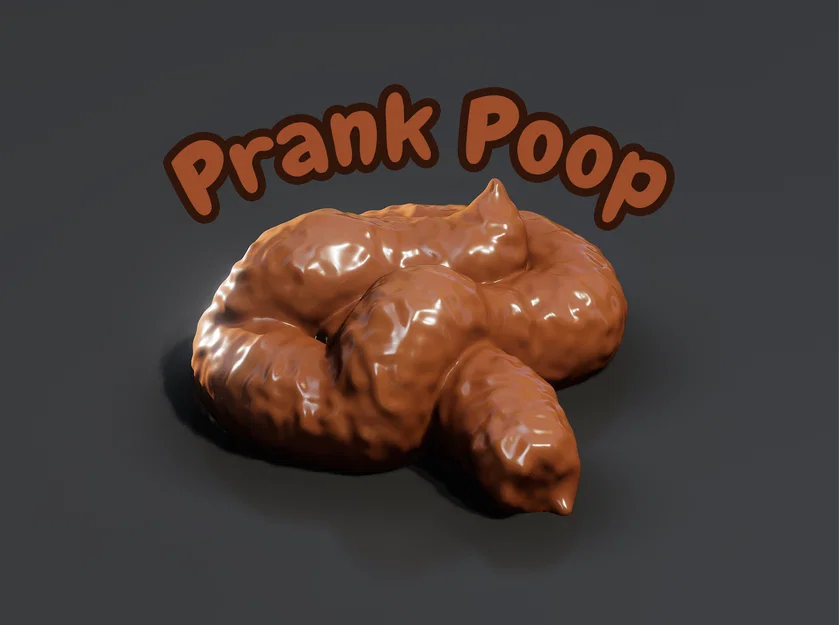 Prank poop – cục “poop” chơi khăm in 3D - Image 1