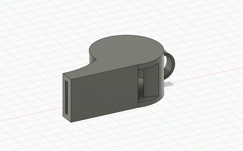 Tự in 3D chiếc còi cầm tay nhỏ gọn, thiết kế bền đẹp - Image 1