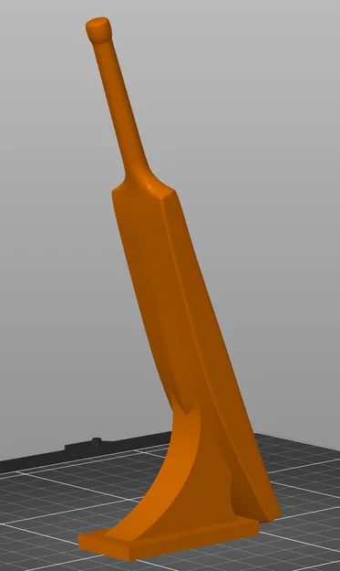 Mô hình gậy Cricket để bàn trang trí - Cricket bat on a stand - Image 3