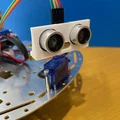 Ngàm gắn cảm biến siêu âm HC-SR04 cho 9G micro-servo - Thumbnail 5
