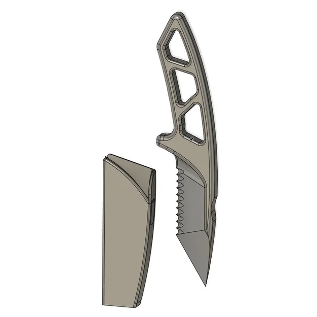 Dao găm (Dagger Knife) kèm vỏ đứng đơn giản - Image 1
