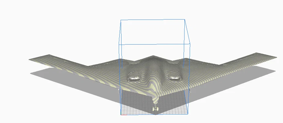 Mô hình máy bay ném bom B-2 Spirit (B-2 with supports) in 3D cực chất - Image 1