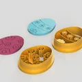 Bộ Cutter Bông Hoa Trứng Phục Sinh Làm Bông Tai Polymer (STL) - Thumbnail 7