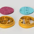 Bộ Cutter Bông Hoa Trứng Phục Sinh Làm Bông Tai Polymer (STL) - Thumbnail 8