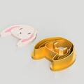 Dao Cắt Đất Sét Polymer Bông Tai Đầu Thỏ Phục Sinh (Easter Bunny Head) – Bản Sharp - Thumbnail 7