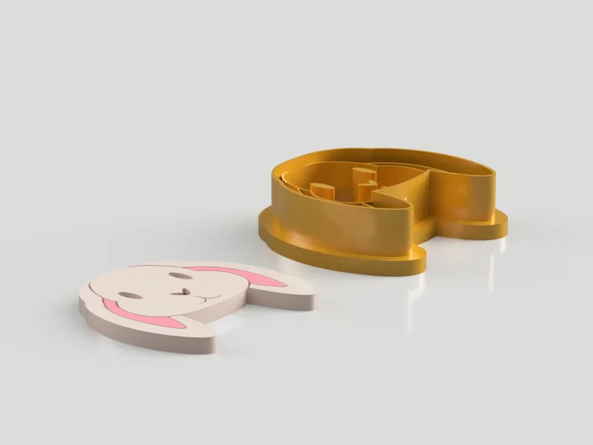 Dao Cắt Đất Sét Polymer Bông Tai Đầu Thỏ Phục Sinh (Easter Bunny Head) – Bản Sharp - Image 8