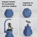 Hệ thống tay cầm/giá đỡ sơn mini nam châm (Magnetic Miniature Painting Handle/Holder) - Thumbnail 4