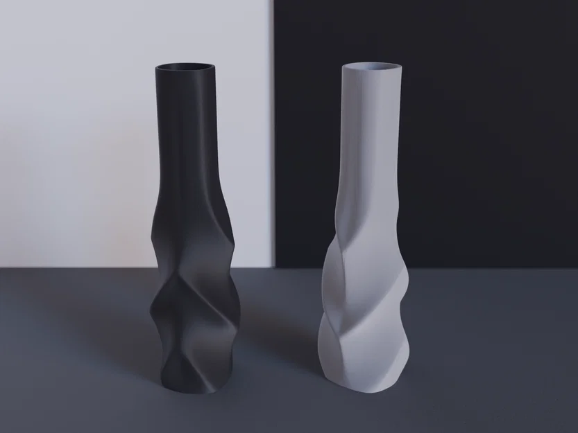 Bình hoa xoắn Twisted Vase - Image 1