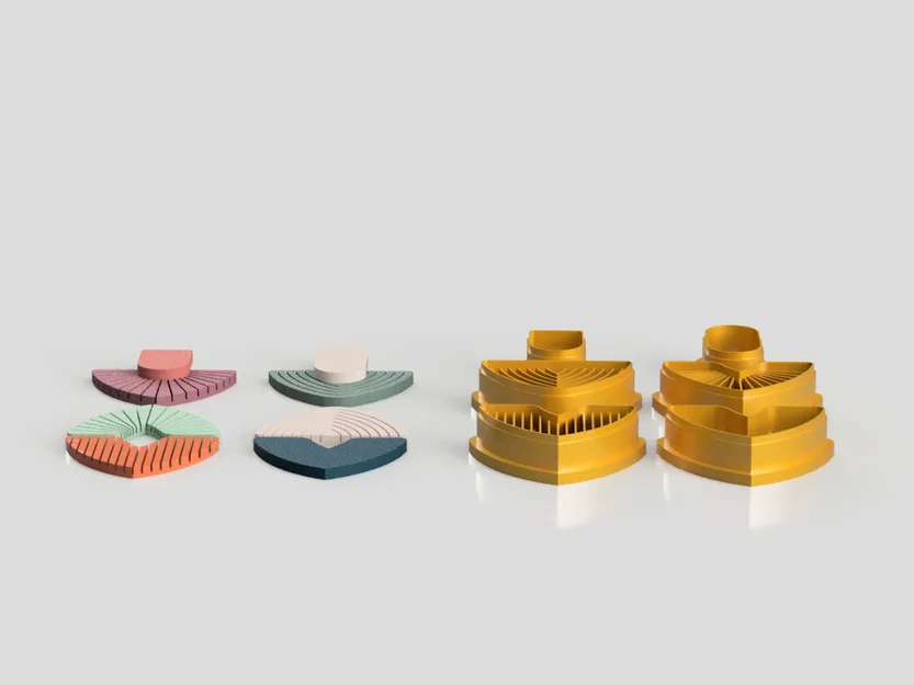 Bộ Khuôn Cắt Bông Tai Đất Sét Polymer Elegant Shapes (Clay Cutter) – Sharp 55mm - Image 2