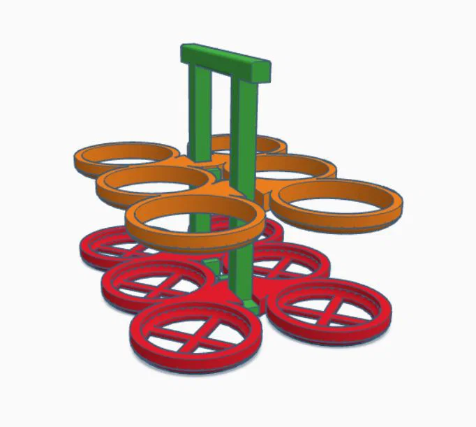 Tay xách 6 ngăn cho lon nước ngọt hoặc bình sữa - Image 5