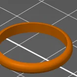 Mẫu Nhẫn 3D Đơn Giản Đường Kính 19mm