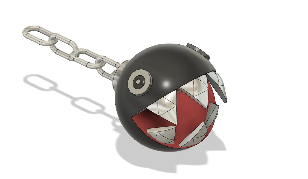 Mô hình Chain Chomp in 3D – Vật trang trí Mario cực chất - Image 2