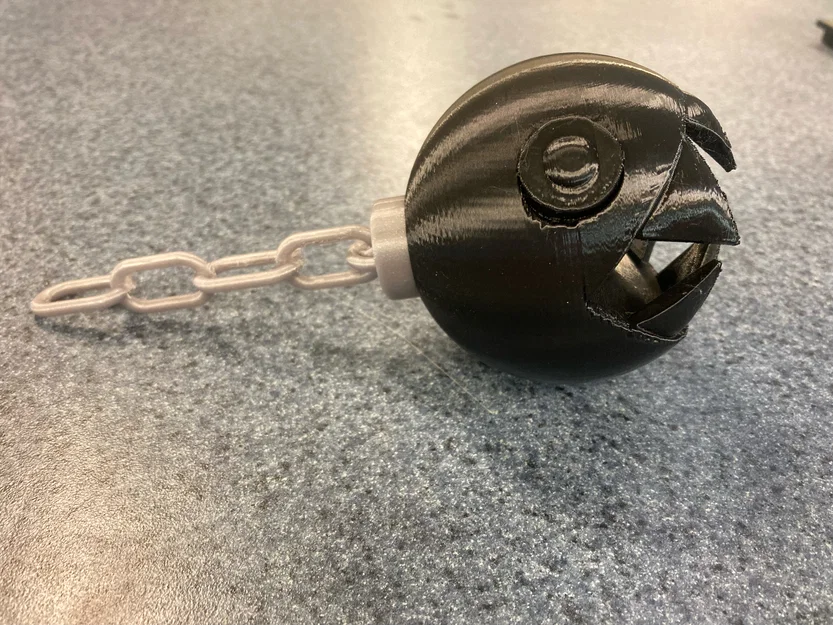 Mô hình Chain Chomp in 3D – Vật trang trí Mario cực chất - Image 3