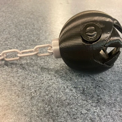 Mô hình Chain Chomp in 3D – Vật trang trí Mario cực chất